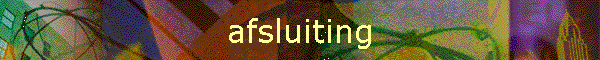 afsluiting