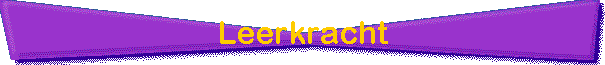 leerkracht