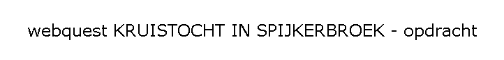 OPDRACHT