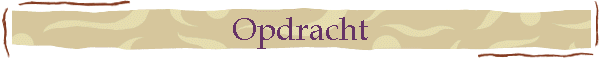 opdracht
