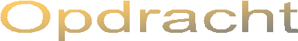 Opdracht