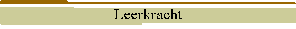 Leerkracht