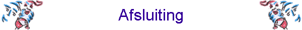 Afsluiting