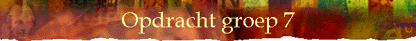 Opdracht groep 7