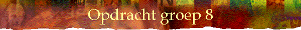 Opdracht groep 8