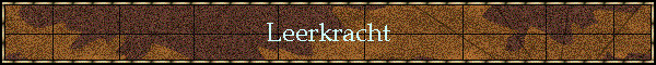 Leerkracht