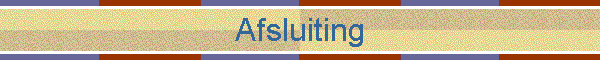 Afsluiting