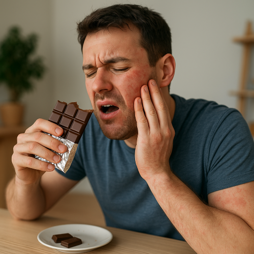 Allergie voor chocolade