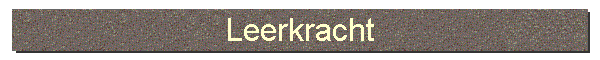 Leerkracht