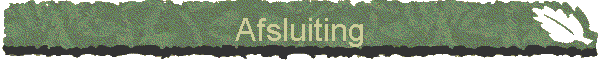 Afsluiting
