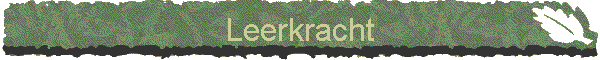 Leerkracht