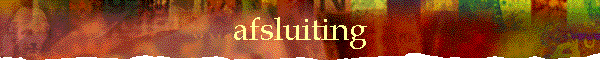 afsluiting