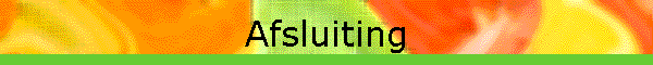 Afsluiting
