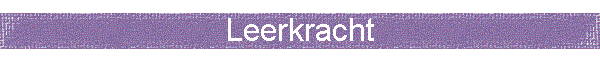 Leerkracht