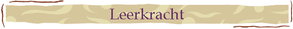 Leerkracht