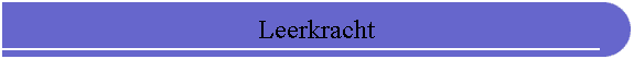 Leerkracht