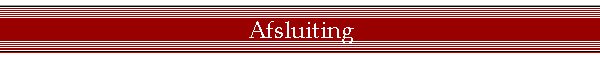 Afsluiting
