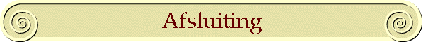 Afsluiting
