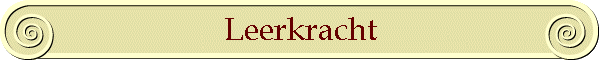 Leerkracht
