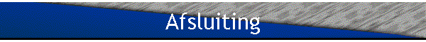 Afsluiting