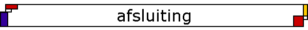 afsluiting