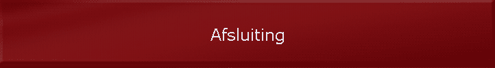 Afsluiting