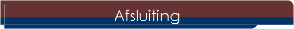 Afsluiting